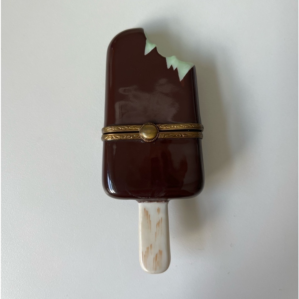Limoges Box. Mint Chocolate Ice Cream Bar. Perfect Condition. - Picture 1 of 5